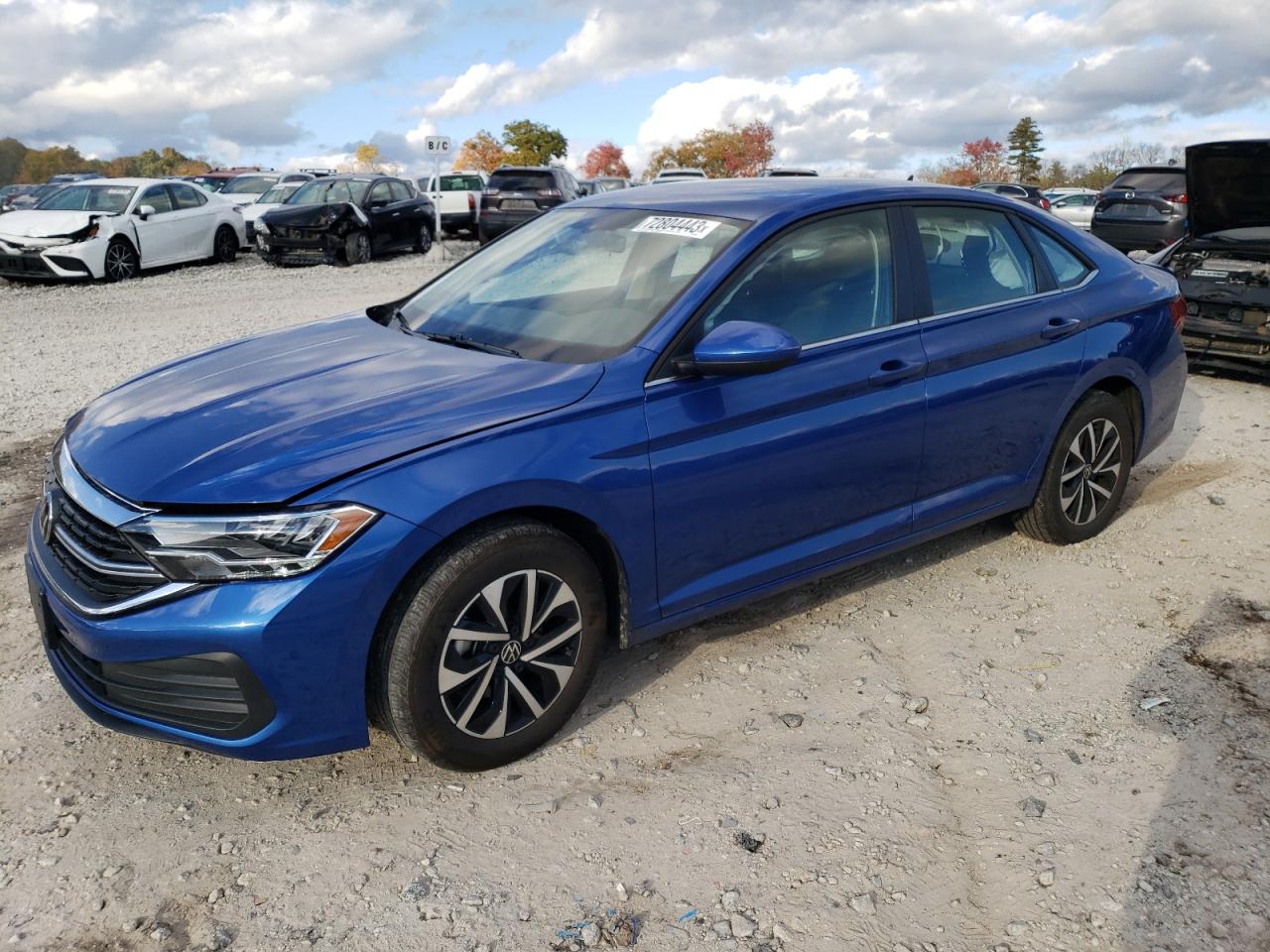 Image 1 of 2023 VOLKSWAGEN JETTA S 2023 with VIN 3VW5M7BUXPM010705