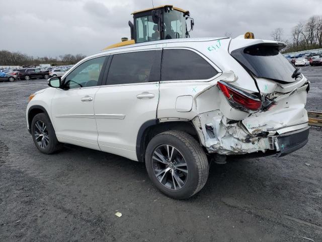 Image 2 of 2016 TOYOTA HIGHLANDER XLE 2016 with VIN 5TDJKRFH5GS304562