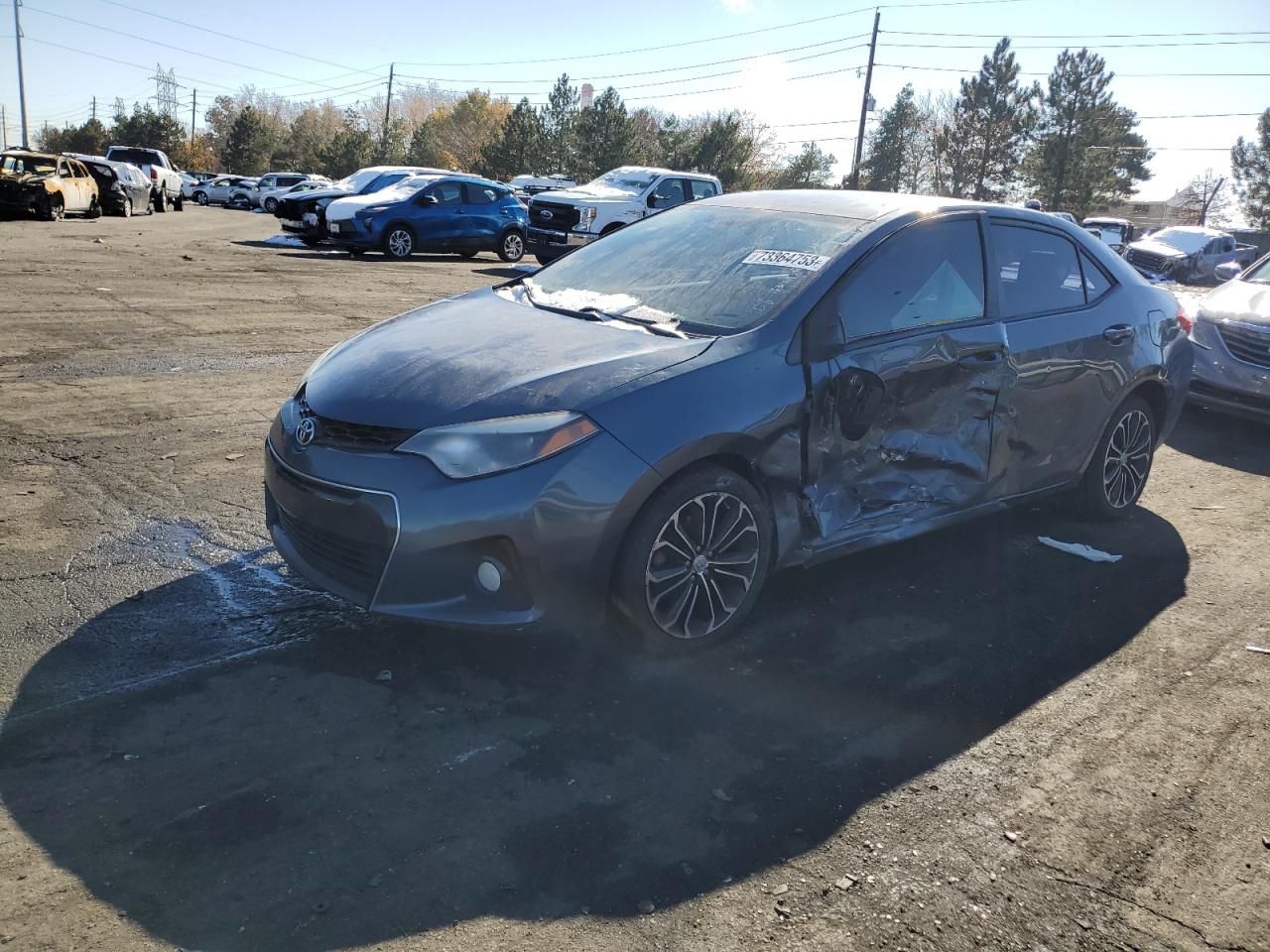 Image 1 of 2014 TOYOTA COROLLA L 2014 with VIN 2T1BURHE9EC013683