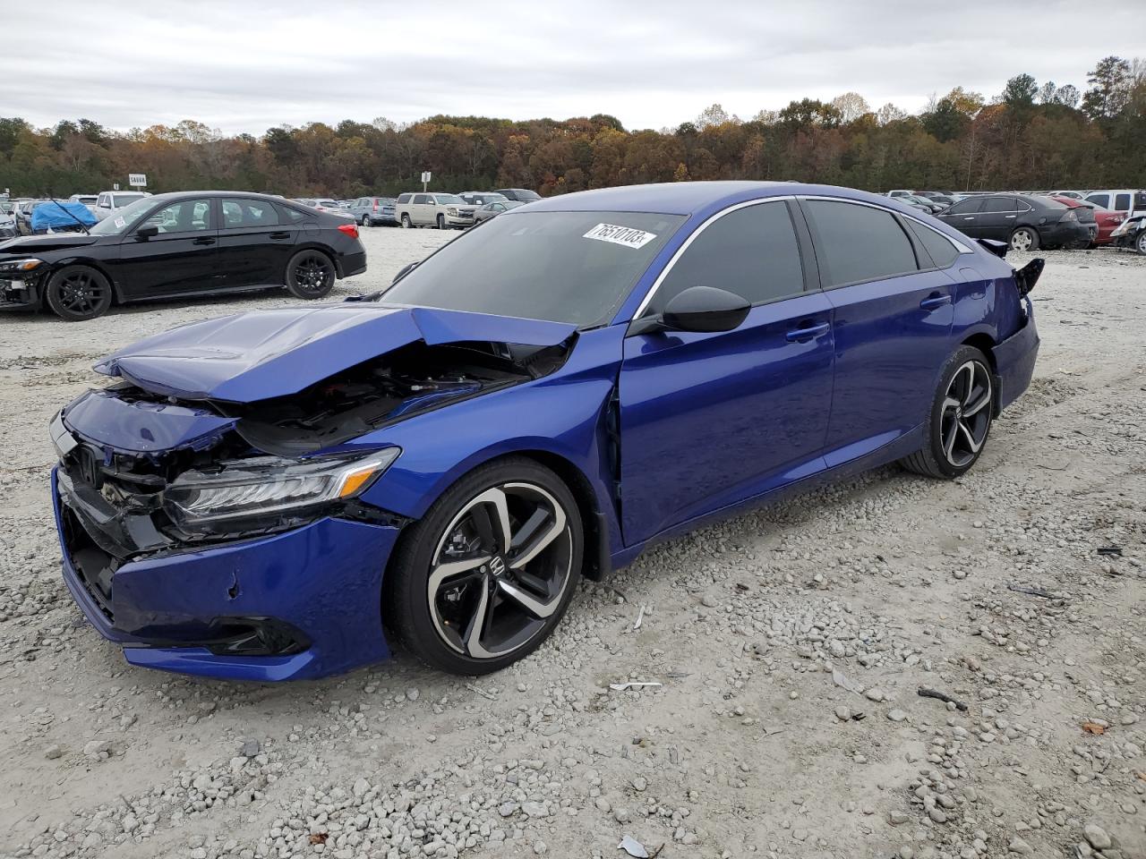 Image 1 of 2022 HONDA ACCORD SPORT 2022 with VIN 1HGCV1F36NA121530