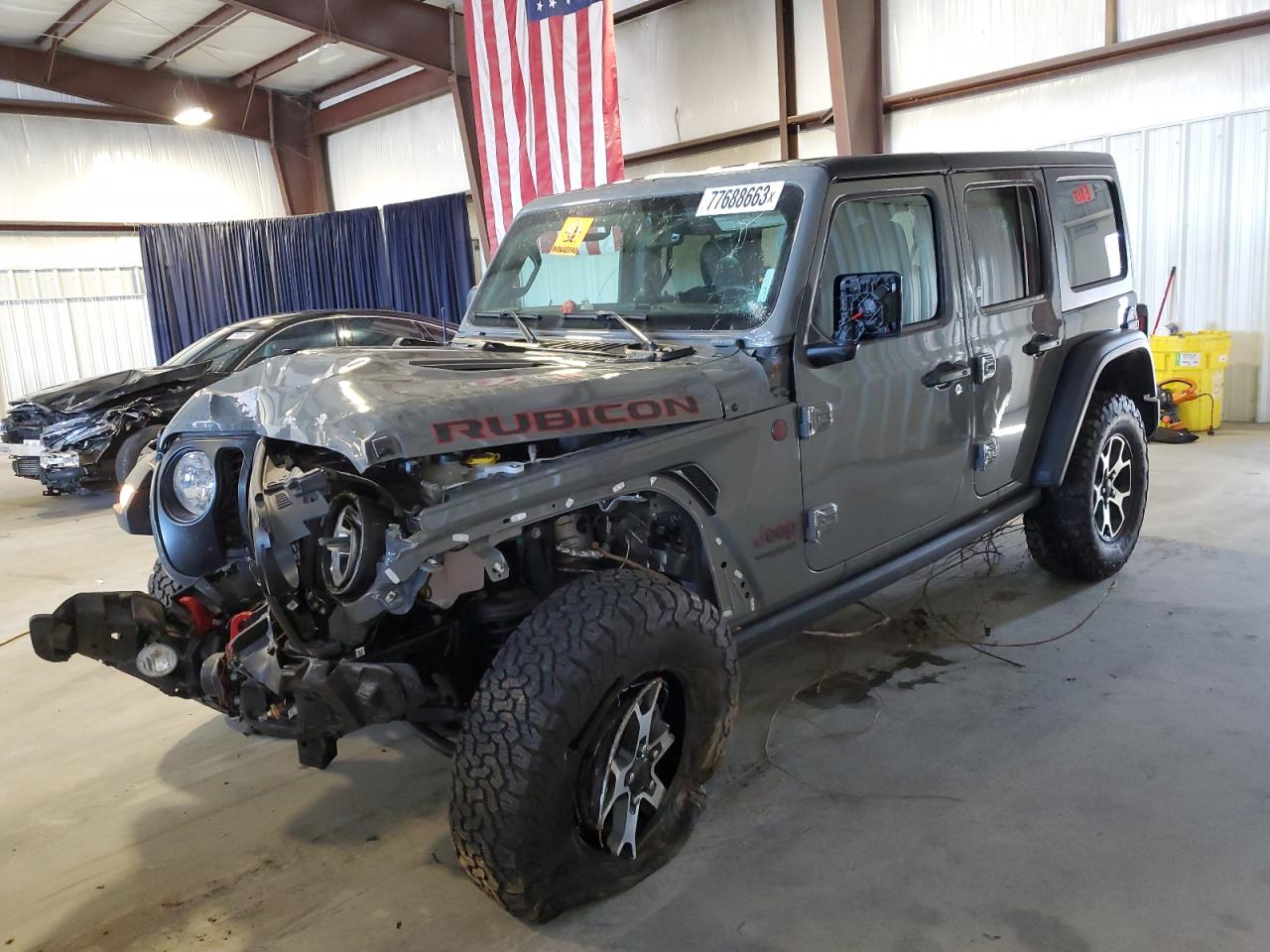 Image 1 of 2022 JEEP WRANGLER UNLIMITED RUBICON 2022 with VIN 1C4HJXFNXNW197386