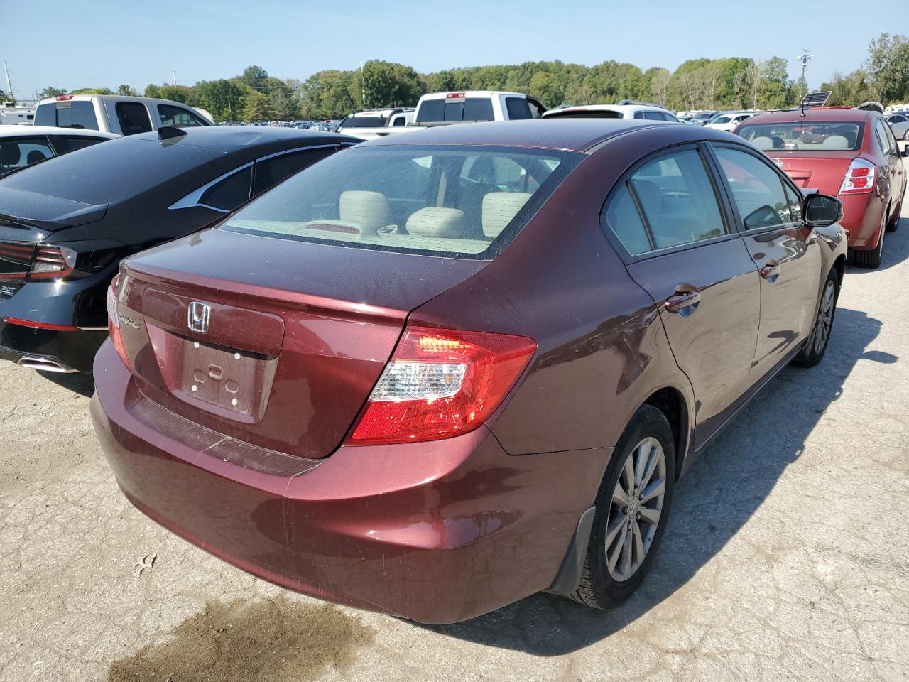 Obraz 3 z 2012 HONDA CIVIC EX 2012 z VIN 19XFB2F81CE042489