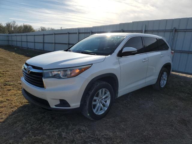 Image 1 of 2015 TOYOTA HIGHLANDER LE 2015 with VIN 5TDZKRFH2FS081737