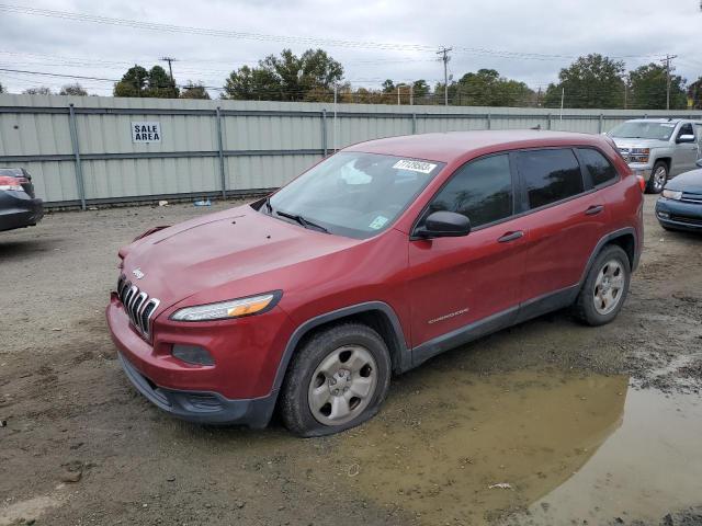 Image 1 of 2014 JEEP CHEROKEE SPORT 2014 with VIN 1C4PJLAB0EW217534