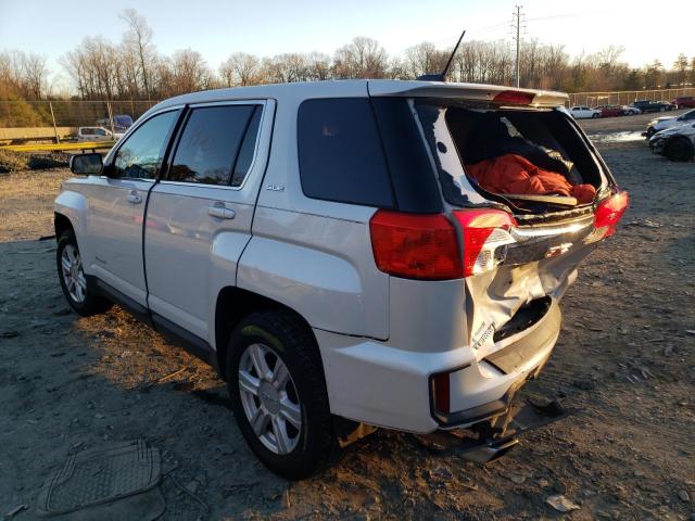 Image 2 of 2016 GMC TERRAIN SLE 2016 with VIN 2GKALMEK3G6340116