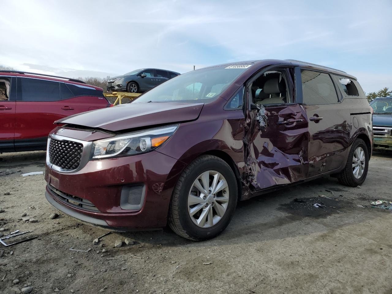 Изображение 1 2017 KIA SEDONA LX 2017 с VIN KNDMB5C19H6313179