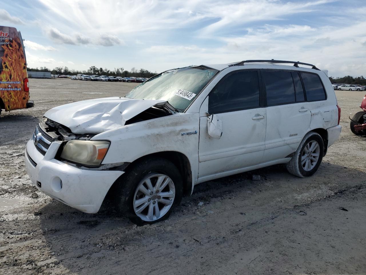 Изображение 1 2007 TOYOTA HIGHLANDER HYBRID 2007 с VIN JTEDW21AX70018899