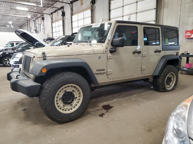 Image 1 of 2017 JEEP WRANGLER UNLIMITED SPORT 2017 with VIN 1C4BJWDG5HL729069