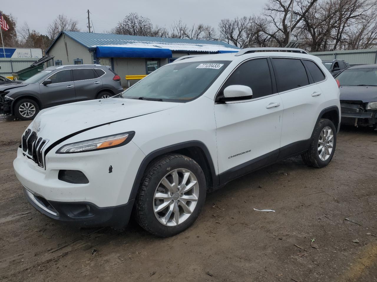 Image 1 of 2014 JEEP CHEROKEE LIMITED 2014 with VIN 1C4PJLDB6EW217632