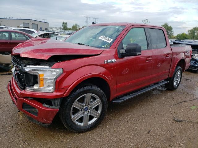 Image 1 of 2019 FORD F150 SUPERCREW 2019 with VIN 1FTEW1E46KFB57344
