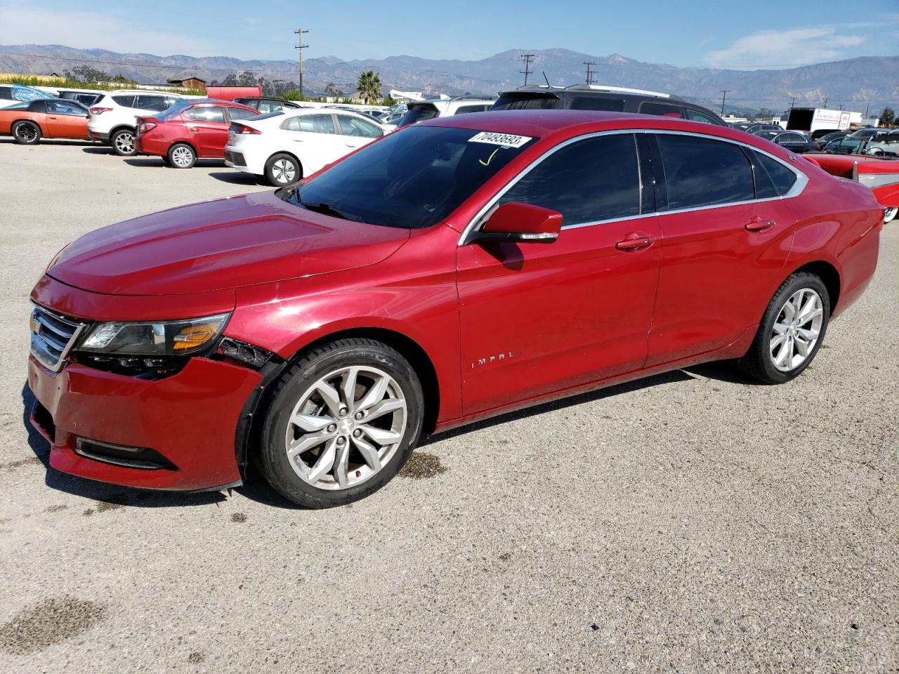 Image 1 of 2018 CHEVROLET IMPALA LT 2018 with VIN 1G1105S31JU146497