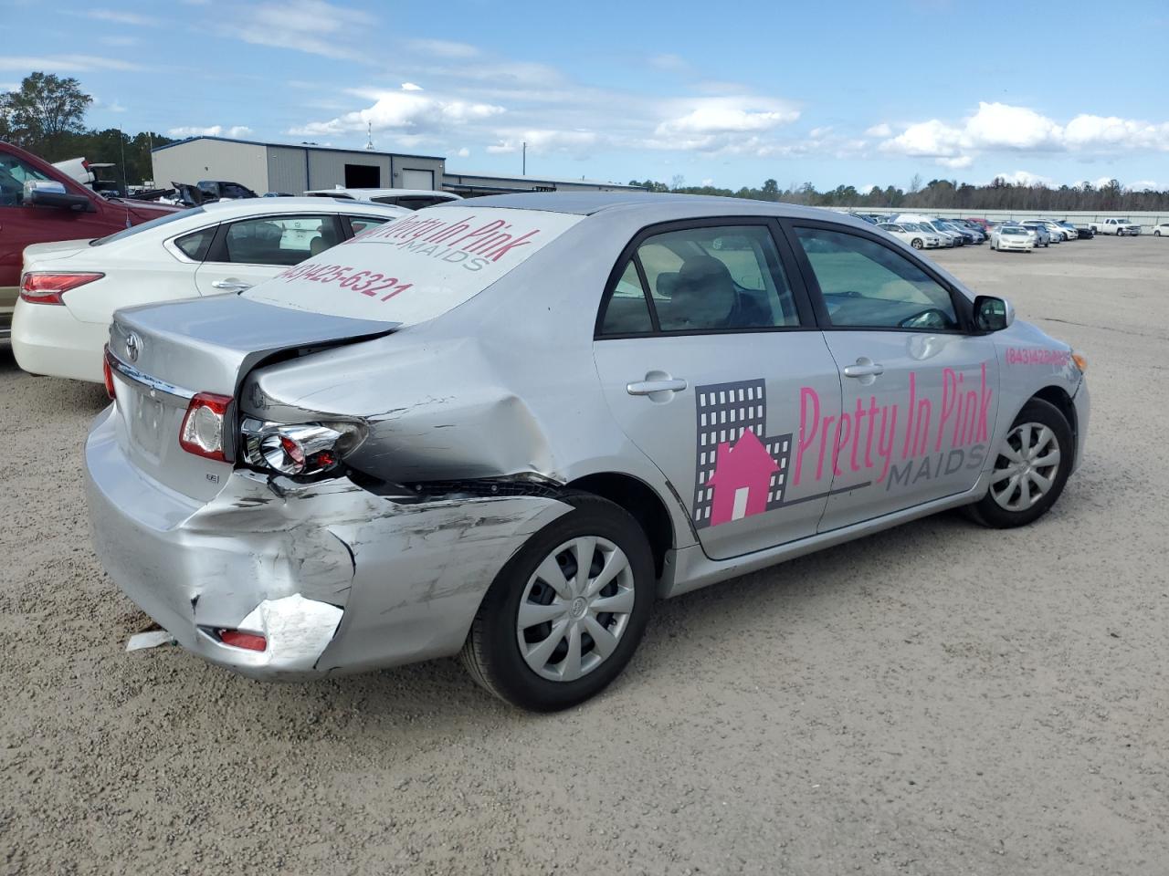 Image 3 of 2011 TOYOTA COROLLA BASE 2011 with VIN JTDBU4EE7B9145818