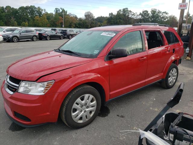 Image 1 of 2019 DODGE JOURNEY SE 2019 with VIN 3C4PDCABXKT873572