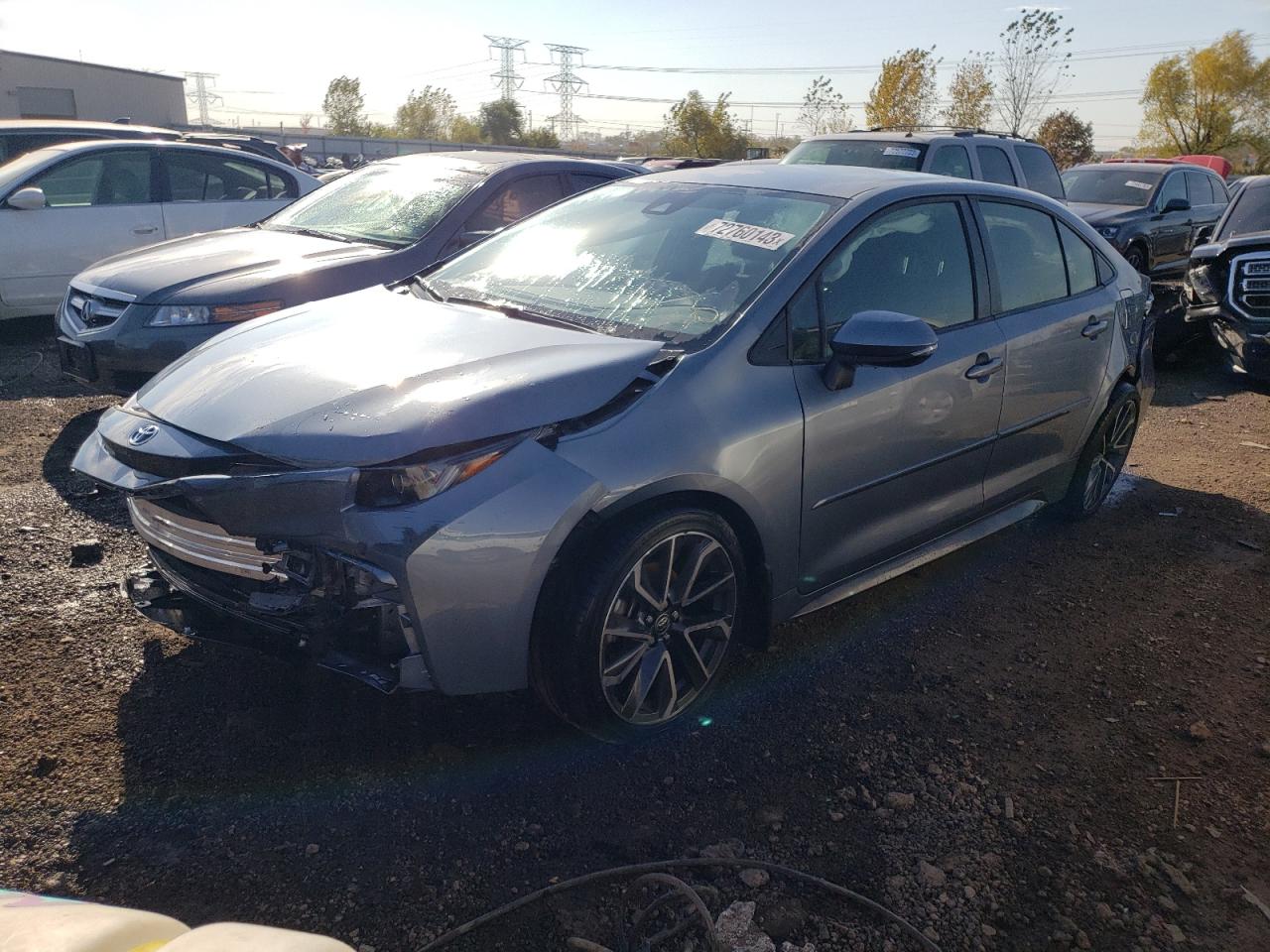 Image 1 of 2021 TOYOTA COROLLA SE 2021 with VIN JTDS4MCE7MJ073779