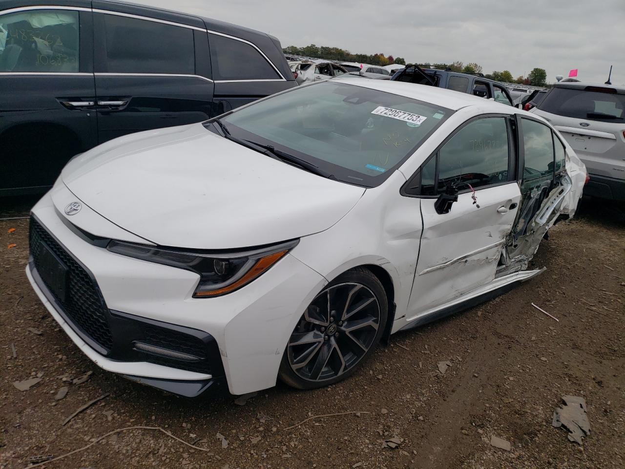 Image 1 of 2020 TOYOTA COROLLA SE 2020 with VIN 5YFS4RCE3LP022027