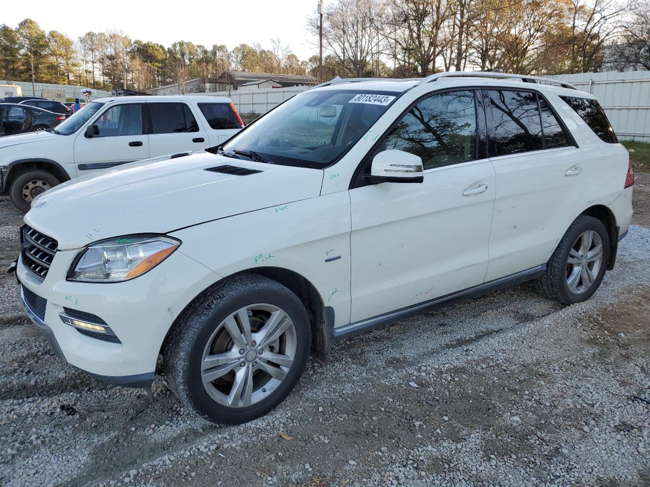Obraz 1 z 2012 MERCEDES-BENZ ML 350 BLUETEC 2012 z VIN 4JGDA2EBXCA010775