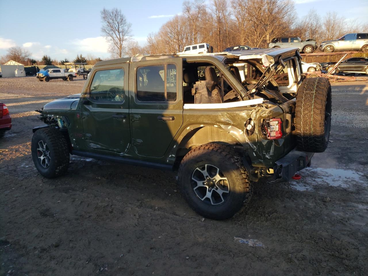 Изображение 2 2021 JEEP WRANGLER UNLIMITED RUBICON 2021 с VIN 1C4HJXFG2MW538120