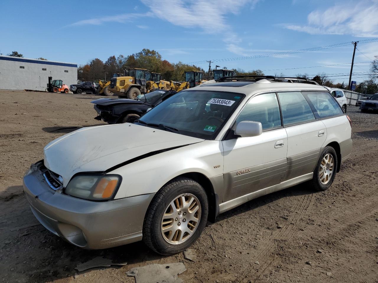 Изображение 1 2003 SUBARU LEGACY OUTBACK H6 3.0 VDC 2003 с VIN 4S3BH896337643526