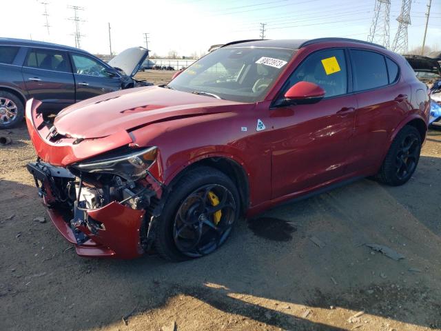 Image 1 of 2018 ALFA ROMEO STELVIO QUADRIFOGLIO 2018 with VIN ZASFAKEV1J7C23820