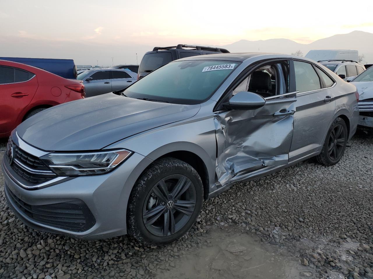 Image 1 of 2023 VOLKSWAGEN JETTA SE 2023 with VIN 3VW7M7BU7PM003543