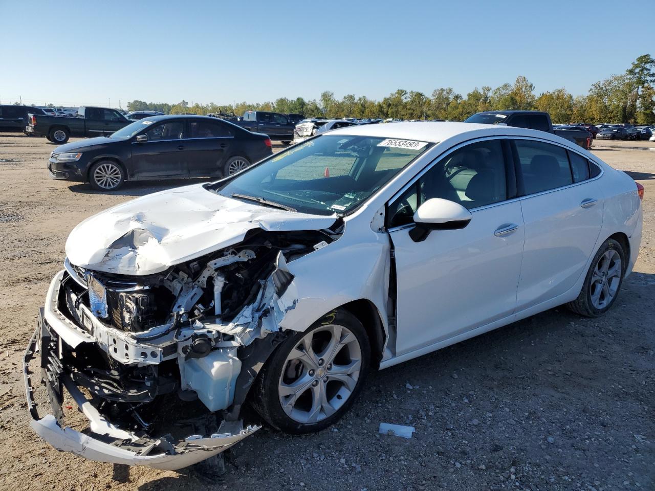 Image 1 of 2018 CHEVROLET CRUZE PREMIER 2018 with VIN 1G1BF5SMXJ7174955