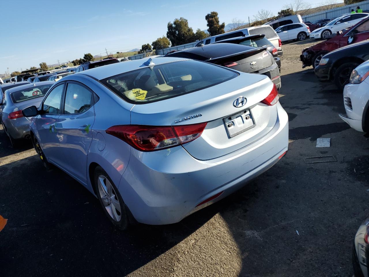 Image 2 of 2013 HYUNDAI ELANTRA GLS 2013 with VIN KMHDH4AE8DU568101