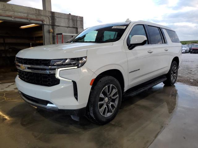 Image 1 of 2021 CHEVROLET SUBURBAN C1500  LS 2021 with VIN 1GNSCBED5MR158267