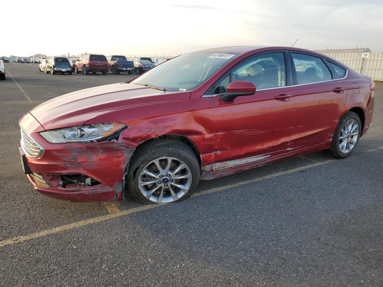 Obraz 1 z 2017 FORD FUSION SE 2017 z VIN 3FA6P0H74HR350708