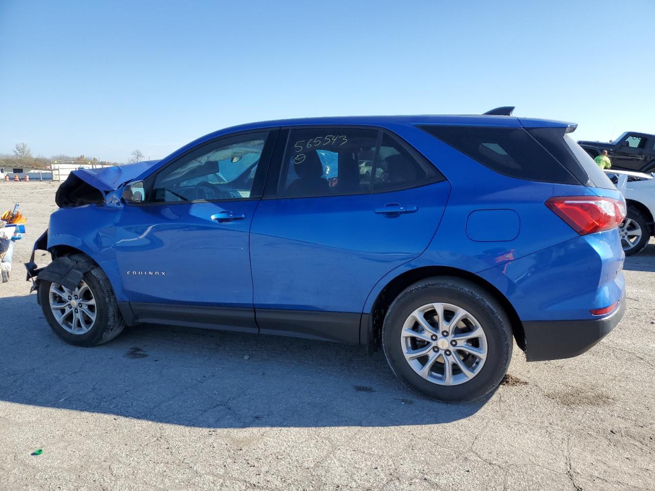 Image 2 of 2019 CHEVROLET EQUINOX LS 2019 with VIN 3GNAXHEV3KS565543