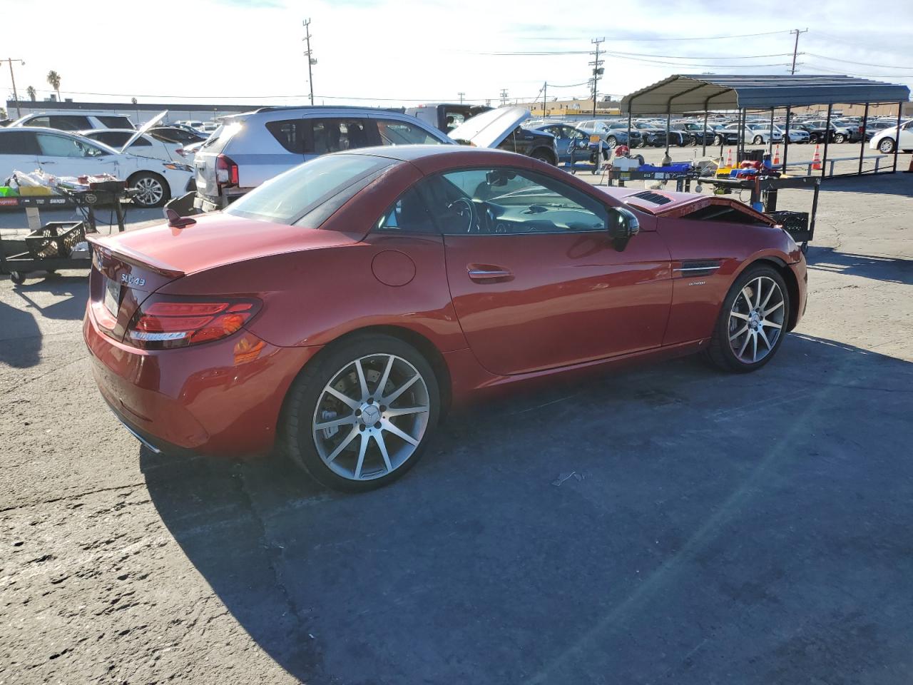 Image 3 of 2017 MERCEDES-BENZ SLC 43 AMG 2017 with VIN WDDPK6GA1HF128028
