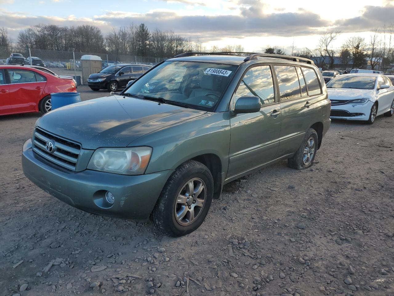 Image 1 of 2006 TOYOTA HIGHLANDER LIMITED 2006 with VIN JTEDP21A160094880