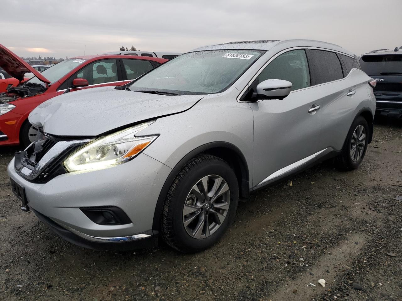 Изображение 1 2017 NISSAN MURANO S 2017 с VIN 5N1AZ2MH7HN151210
