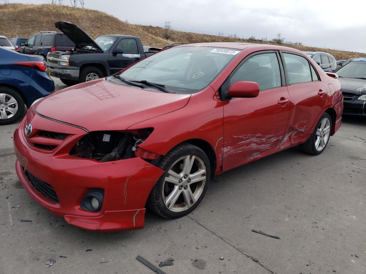 Image 1 of 2013 TOYOTA COROLLA BASE 2013 with VIN 5YFBU4EEXDP119937