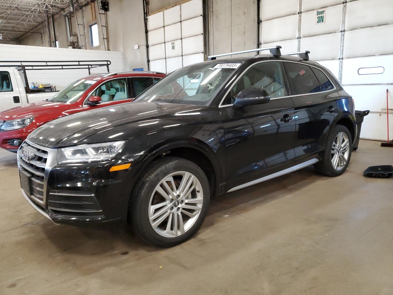 Image 1 of 2018 AUDI Q5 PREMIUM PLUS 2018 with VIN WA1BNAFY8J2018758