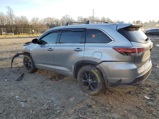 Image 2 of 2015 TOYOTA HIGHLANDER XLE 2015 with VIN 5TDJKRFH7FS082606
