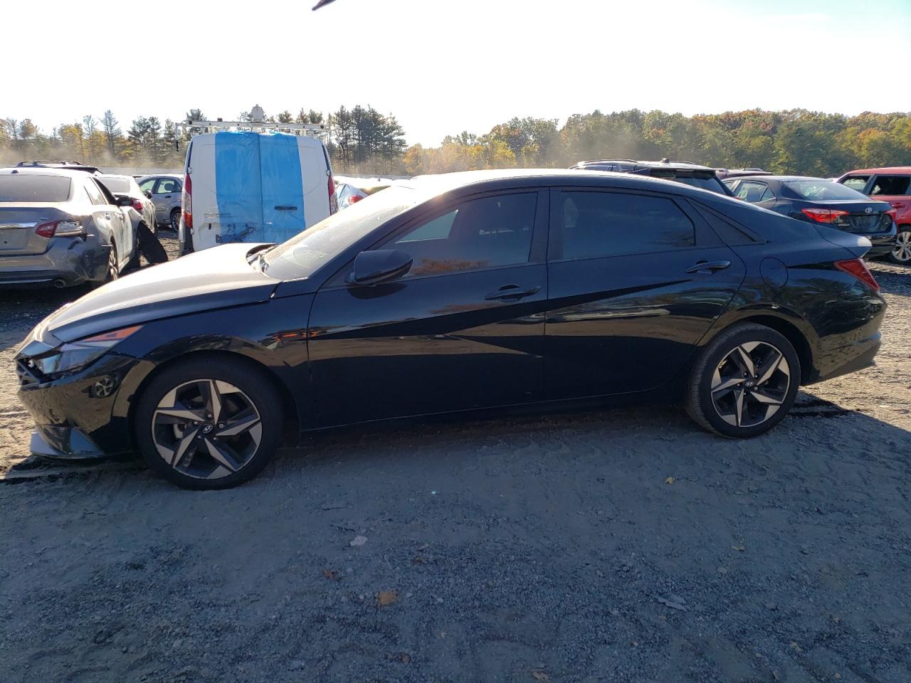 Image 1 of 2023 HYUNDAI ELANTRA SEL 2023 with VIN KMHLS4AGXPU411253