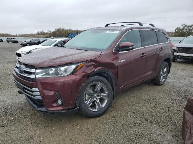 Изображение 1 2019 TOYOTA HIGHLANDER HYBRID LIMITED 2019 с VIN 5TDDGRFH8KS063507