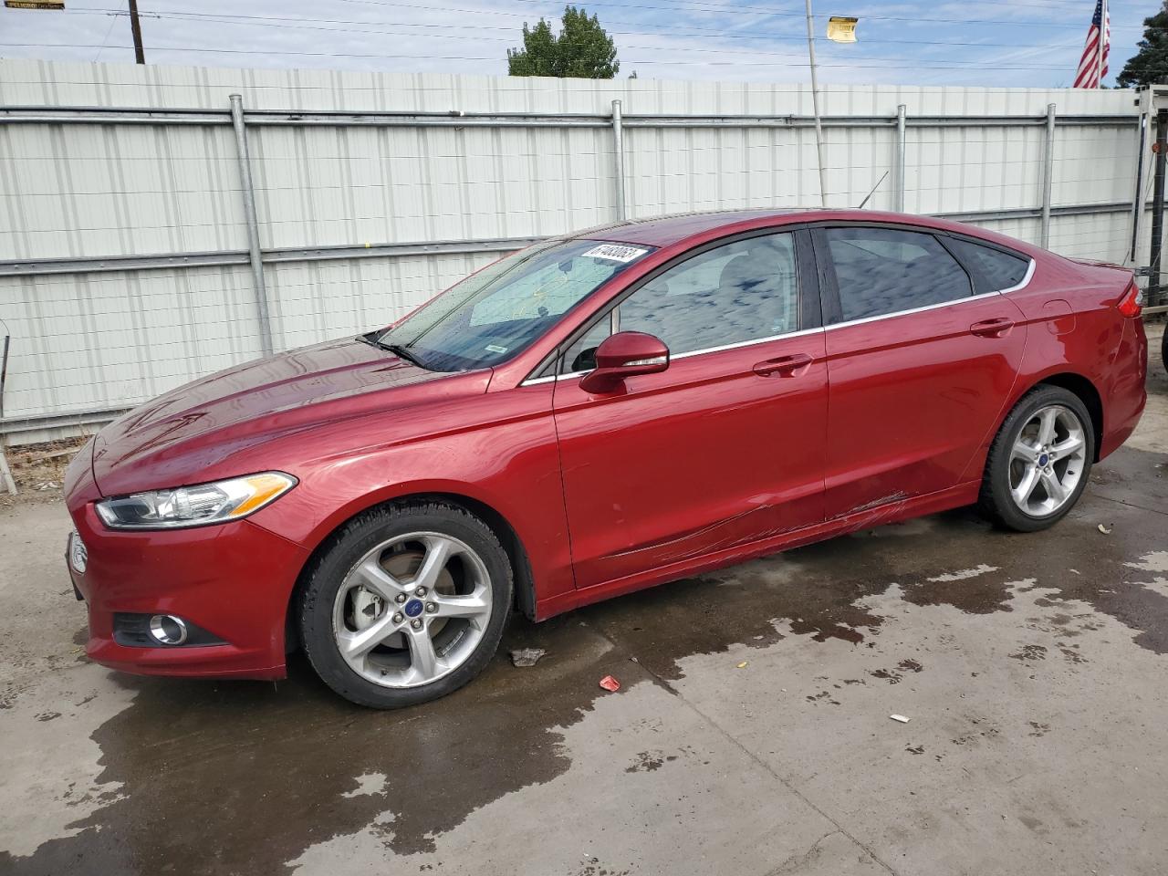 Image 1 of 2016 FORD FUSION SE 2016 with VIN 3FA6P0HD7GR214853