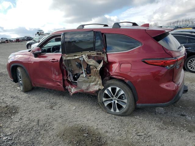 Image 2 of 2020 TOYOTA HIGHLANDER XLE 2020 with VIN 5TDGZRAH6LS512232