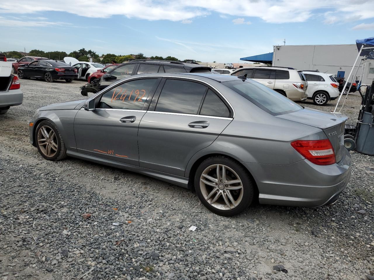 Image 2 of 2012 MERCEDES-BENZ C 300 4MATIC 2012 with VIN WDDGF8BB9CR196262