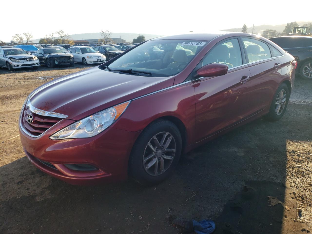 Изображение 1 2012 HYUNDAI SONATA GLS 2012 с VIN 5NPEB4AC3CH324597