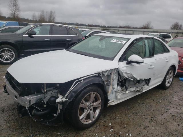 Image 1 of 2018 AUDI A4 PREMIUM 2018 with VIN WAUKMAF41JA234900