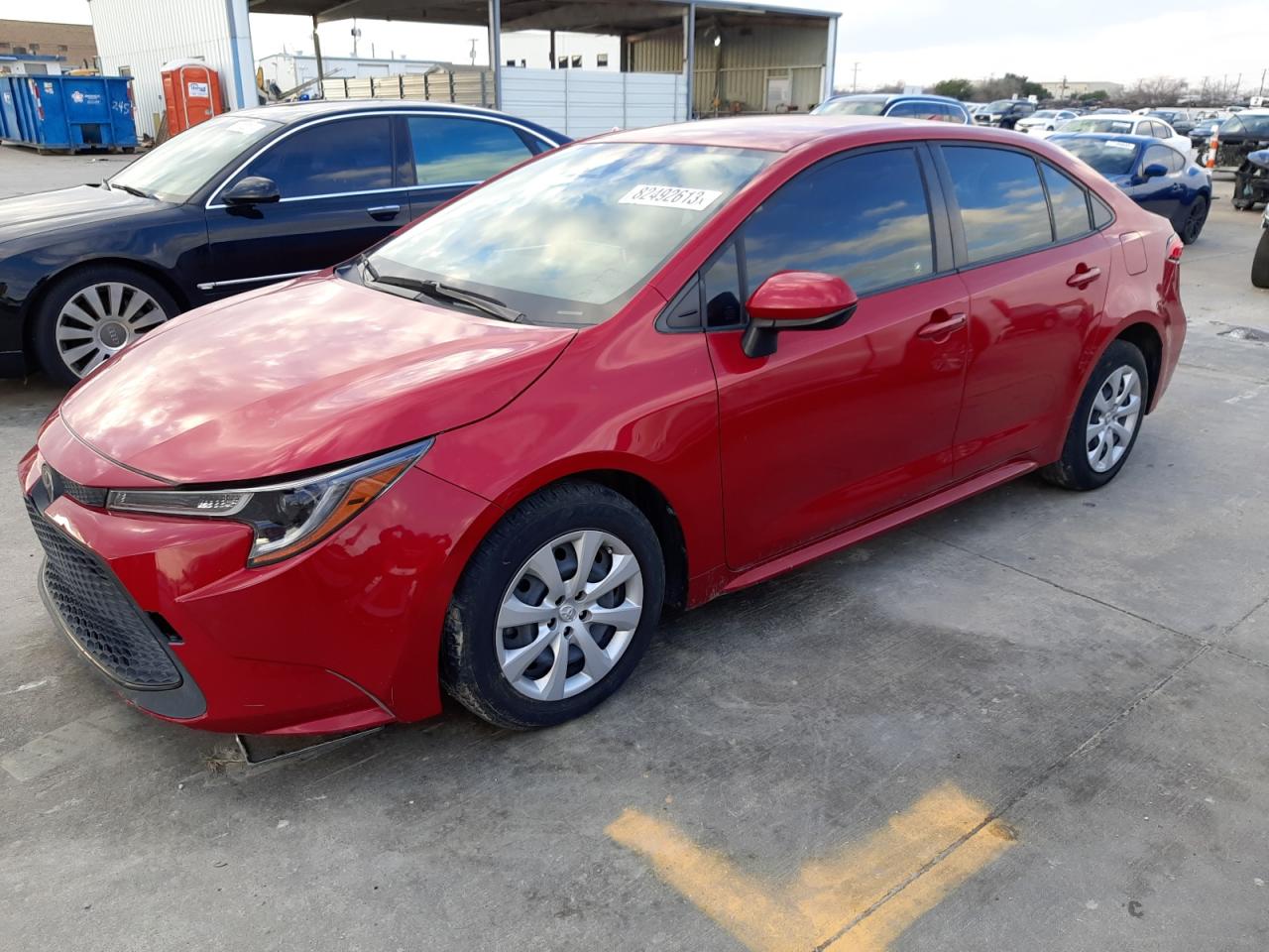 Image 1 of 2021 TOYOTA COROLLA LE 2021 with VIN JTDEPMAEXMJ148434