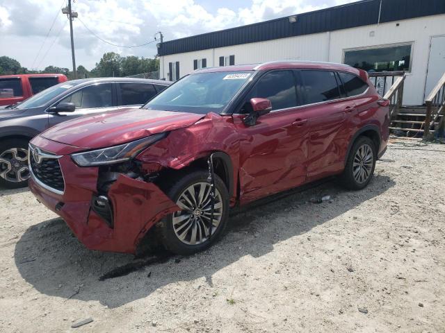 Image 1 of 2021 TOYOTA HIGHLANDER PLATINUM 2021 with VIN 5TDFZRAH3MS036390