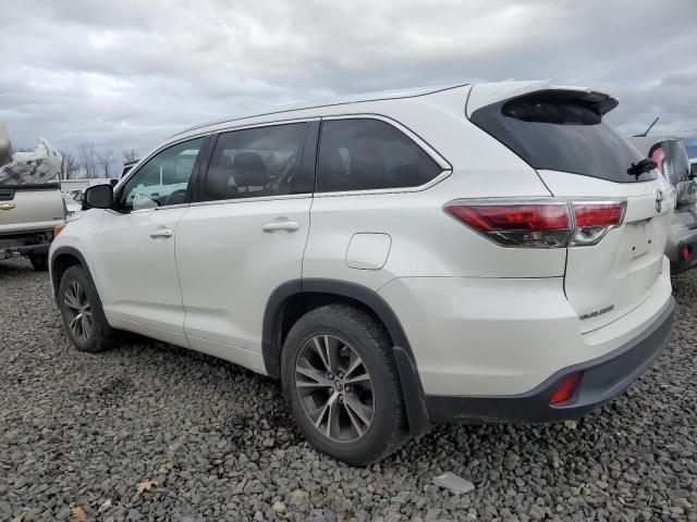 Image 2 of 2016 TOYOTA HIGHLANDER XLE 2016 with VIN 5TDJKRFH3GS342761