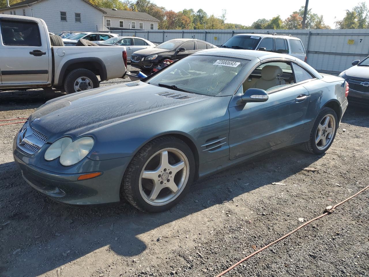 Image 1 of 2003 MERCEDES-BENZ SL 500R 2003 with VIN WDBSK75F63F049809