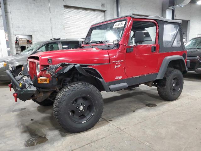 Image 1 of 2000 JEEP WRANGLER / TJ SPORT 2000 with VIN 1J4FA49S2YP707777