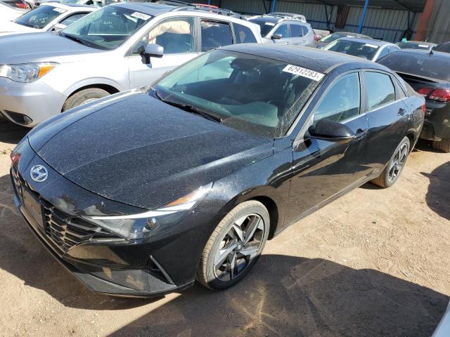 Image 1 of 2021 HYUNDAI ELANTRA SEL 2021 with VIN KMHLN4AG1MU091565