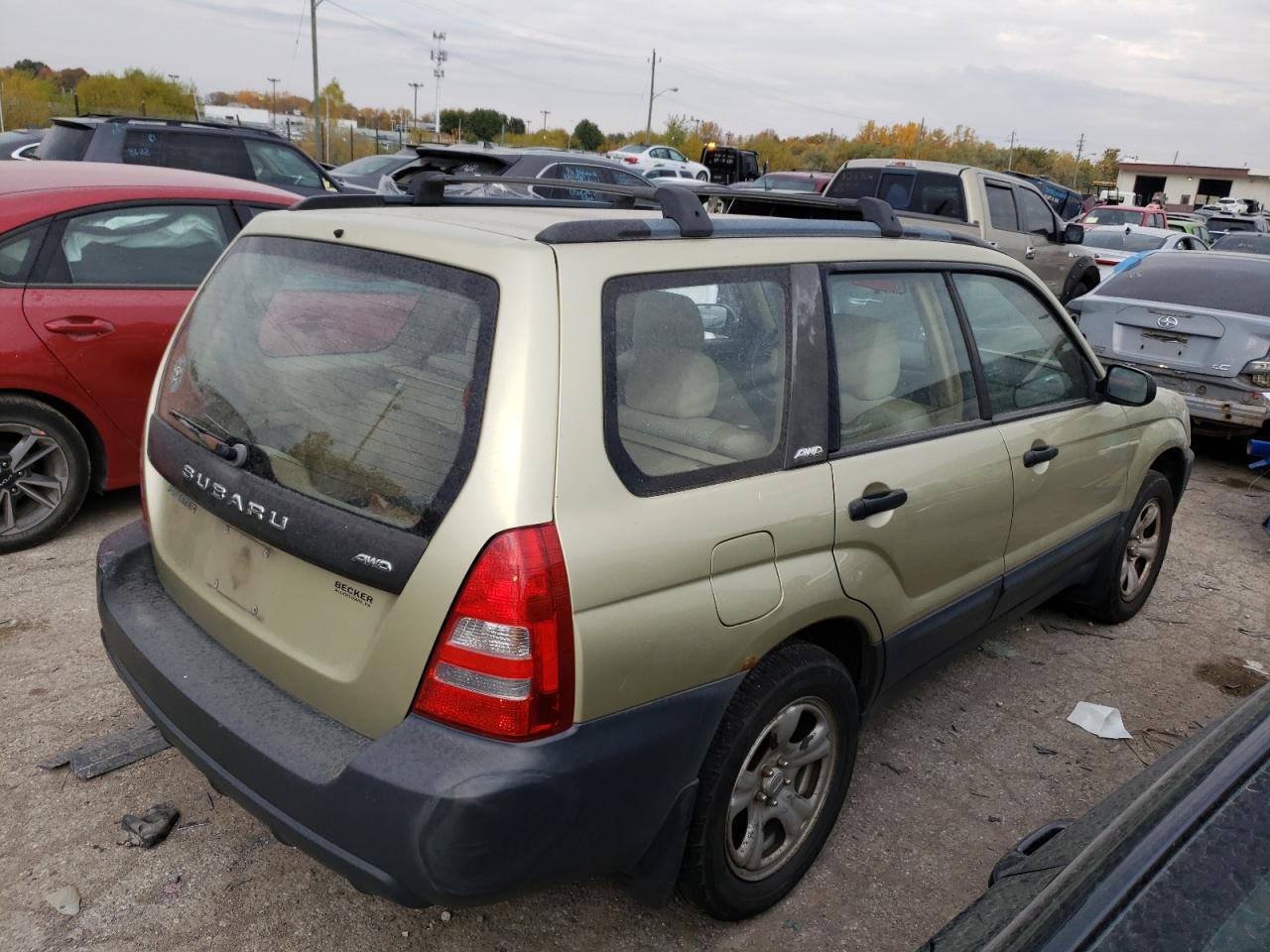 Изображение 3 2003 SUBARU FORESTER 2.5X 2003 с VIN JF1SG63643H709548