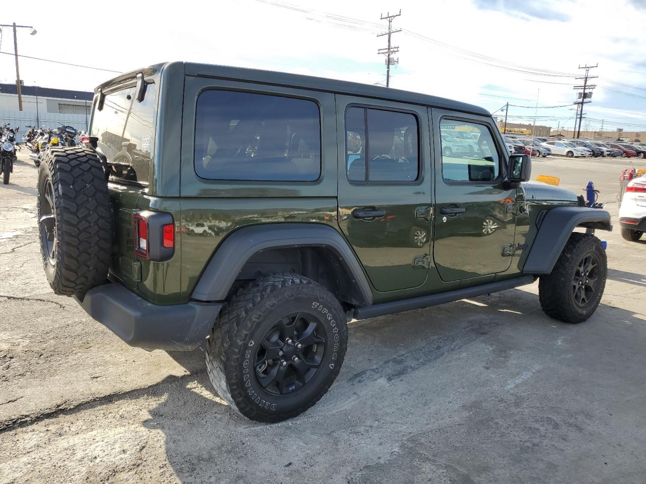 Obraz 3 z 2021 JEEP WRANGLER UNLIMITED SPORT 2021 z VIN 1C4HJXDN9MW852316